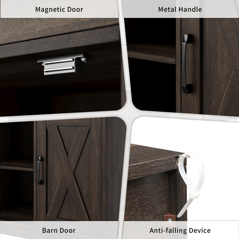 Laurel Foundry Modern Farmhouse West Hewish 41.7'' Wide 3 Drawer